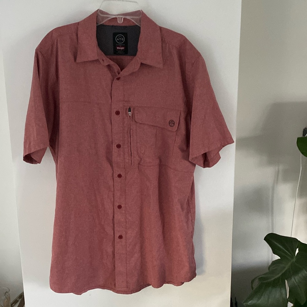 WRANGLER ATG all terrain gear shirt sleeve outdoor shirt uv hiking fishing M